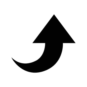 Going up vector black icon
