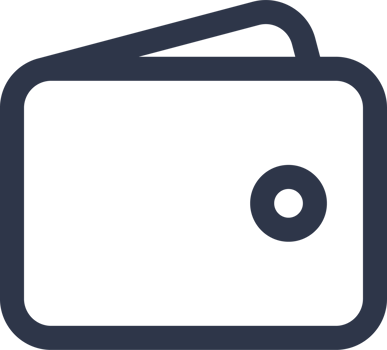 Wallet icon in black colors. Finance signs illustration. png