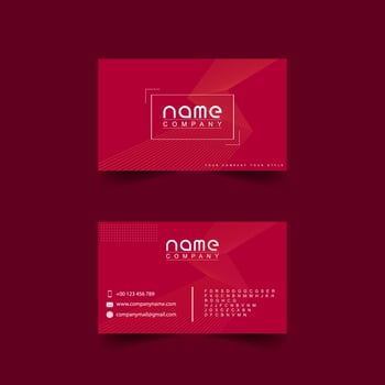 abstract business card vector template minimalist business card