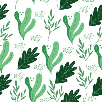 floral seamless pattern for wrapping, poster or fabric vector