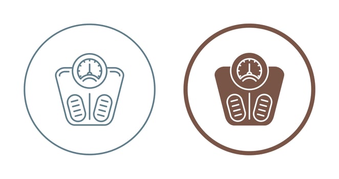 Weight Scale Vector Icon