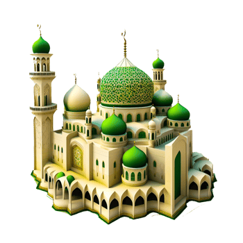 Eid Mubarak Islamic mosque clipart png