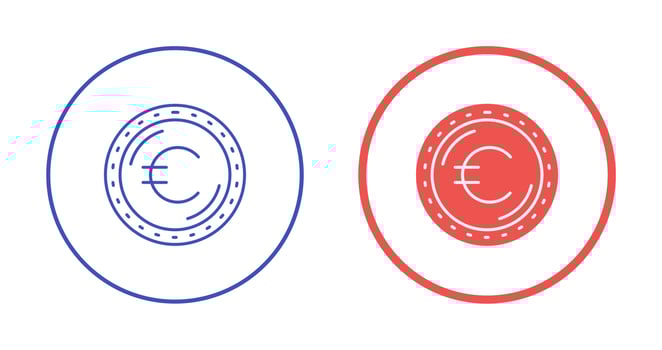 Euro Currency Vector Icon