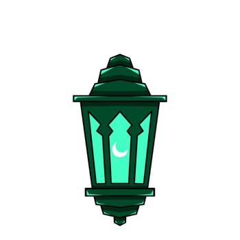 Islamic lantern icon, illustration of a lantern with an elegant concept, suitable for Ramadan and Eid designs vector