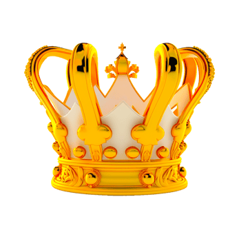 golden crown icon free illustration png
