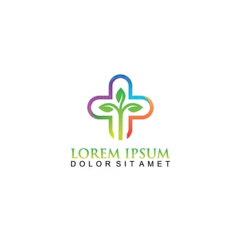 Medical care logo images vector