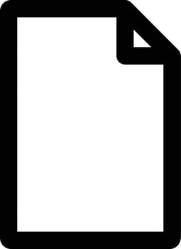 Document icon in simple style isolated on background. Document icon page symbol for web sites and app . Paper document icon. vector