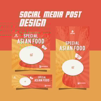 japanese asian food menu flyer asian food flyer vector