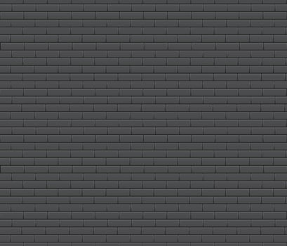Seamless texture of brick wall. Old grey brick wall background. Vector illustration
