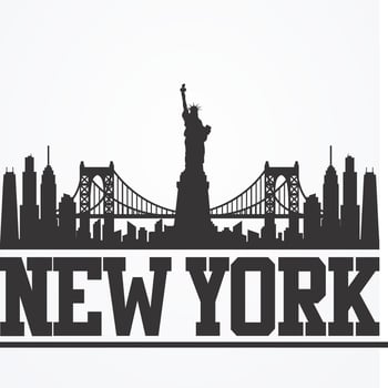 New york Skyline. Vector illustration Design