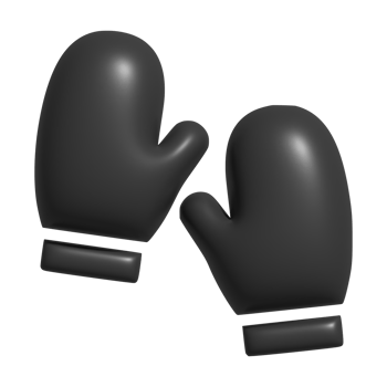 3d icon of gloves png