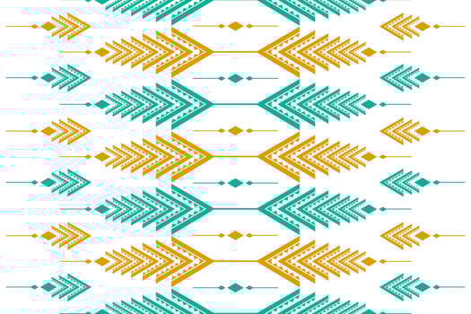 Geometric ethnic seamless pattern traditional. American, Mexican style. Aztec tribal ornament print. vector