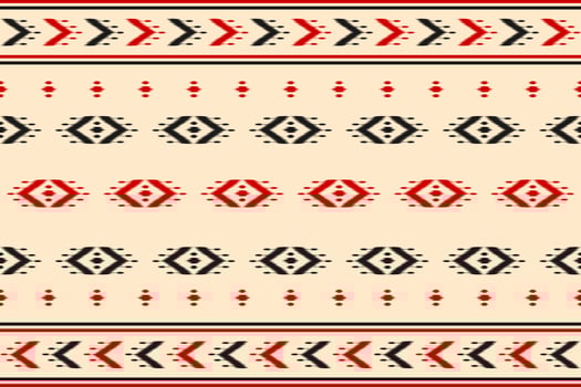 Carpet ethnic tribal pattern art. Ethnic ikat seamless pattern. American, Mexican style. vector
