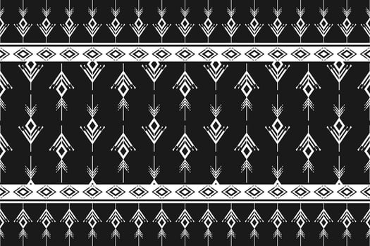 Carpet tribal pattern art. Geometric ethnic seamless pattern traditional. American, Mexican style. vector