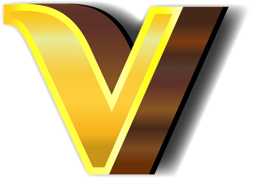 Shiny gold alphabet letters png
