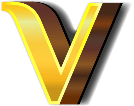 Shiny gold alphabet letters png