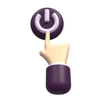 3D Illustration of Gesture Hand png