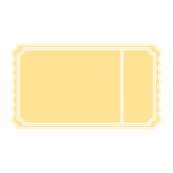 Golden Ticket Sticker Bullet Journal Blank png