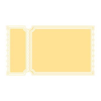 Golden Ticket Sticker Bullet Journal Blank png