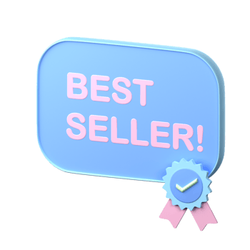 Best Seller 3D Icon Illustration png