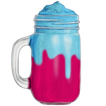 watercolor hand drawn milkshake png