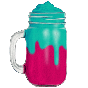 watercolor hand drawn milkshake png