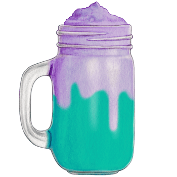 watercolor hand drawn milkshake png