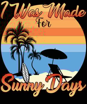 Summer t shirt design eps vector