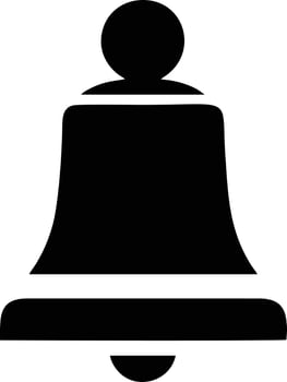 Bell notification icon symbol vector image. Illustration of the alarm alert symbol in EPS 10