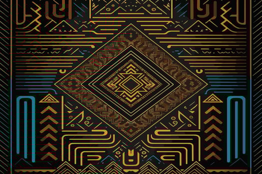 Egyptian hieroglyphs ethnic pattern. Abstract traditional folk antique tribal zigzag graphic line. Texture textile fabric ethnic Egyptian patterns vector. Ornate elegant luxury vintage retro style. vector
