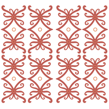various forms of typical Kalimantan batik png