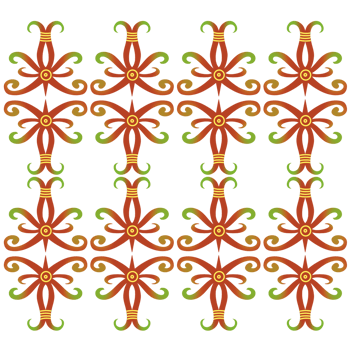 various forms of typical Kalimantan batik png