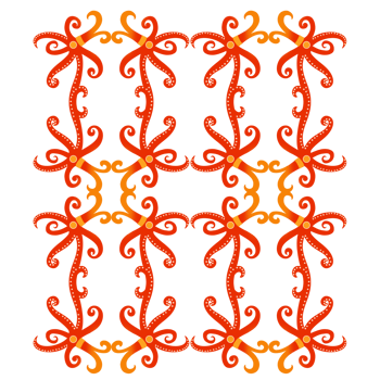 various forms of typical Kalimantan batik png