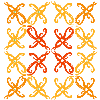 various forms of typical Kalimantan batik png