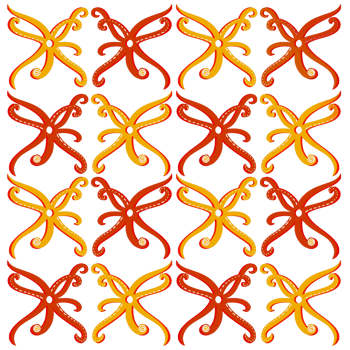 various forms of typical Kalimantan batik png