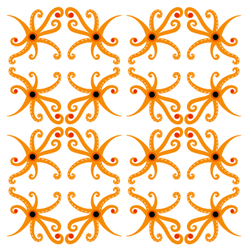 various forms of typical Kalimantan batik png