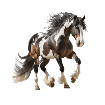 Horse Animal Realistic White Background Transparent png