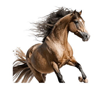 Horse Animal Realistic White Background Transparent png