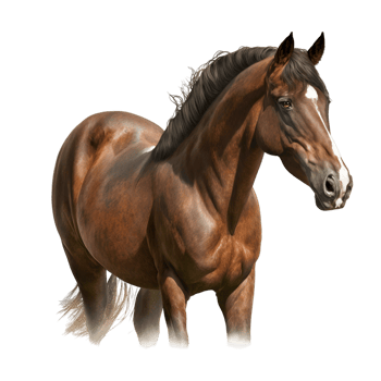Horse Animal Realistic White Background Transparent png