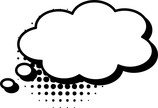 Thinking bubble png graphic clipart design