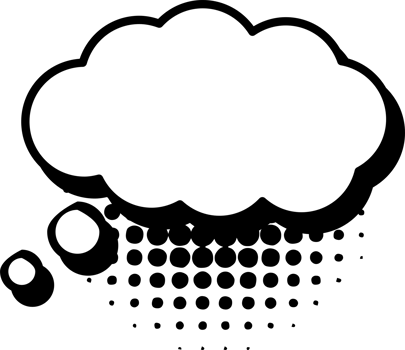 Thinking bubble png graphic clipart design