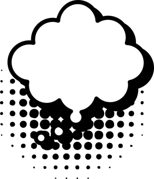 Thinking bubble png graphic clipart design