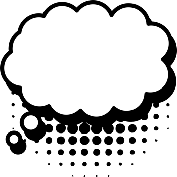 Thinking bubble png graphic clipart design