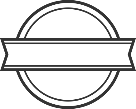 Circle Frame Sign. Line Filled png