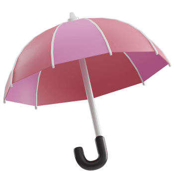 Umbrella Spring 3D Illustration png