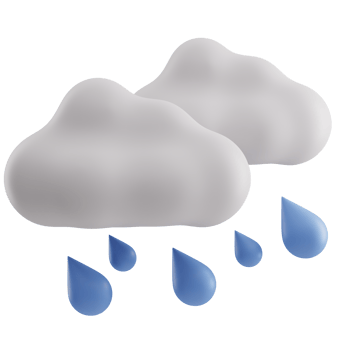 Rain Spring 3D Illustration png