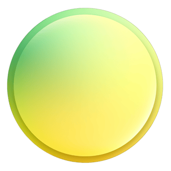 Green and yellow button isolated on white background. Vector illustration.Circle button with green and yellow gradients png