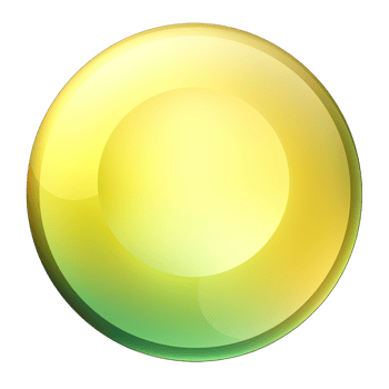 Green and yellow button isolated on white background. Vector illustration.Circle button with green and yellow gradients png