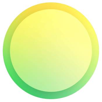 Green and yellow button isolated on white background. Vector illustration.Circle button with green and yellow gradients png