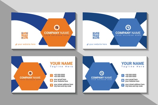proffesonal business card design for your company vector
